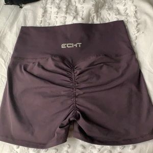 ECHT scrunch shorts purple